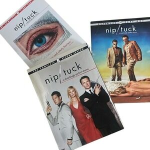 Nip/Tuck DVD Lot Complete First Second Seasons and Season Five Part One Box Sets